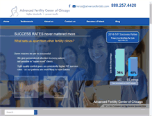 Tablet Screenshot of advancedfertility.com